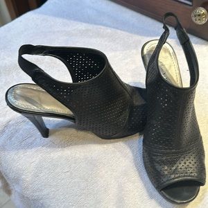 Cute and comfortable Audrey Brooke heeled sandals.